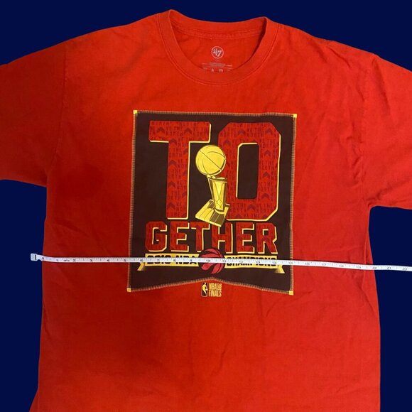 Toronto Raptors 2019 NBA Champions Graphic Tee | Size L | ’47 Brand - Picture 9 of 10